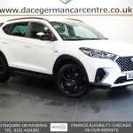 Used 2020 WHITE HYUNDAI TUCSON SUV 1.6 CRDi MHEV N Line SUV 5dr Diesel Hybrid Manual Euro 6 (s/s) (136 ps) (reg. 2020-07-17) for sale in Altrincham