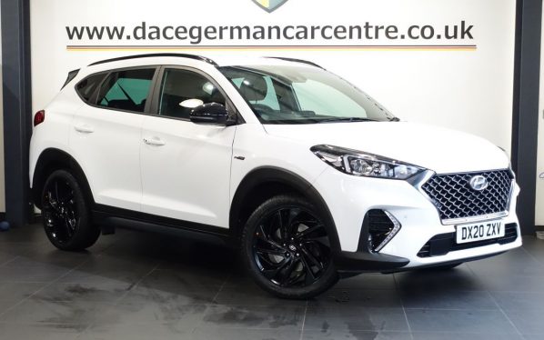 Used 2020 WHITE HYUNDAI TUCSON SUV 1.6 CRDi MHEV N Line SUV 5dr Diesel Hybrid Manual Euro 6 (s/s) (136 ps) (reg. 2020-07-17) for sale in Altrincham