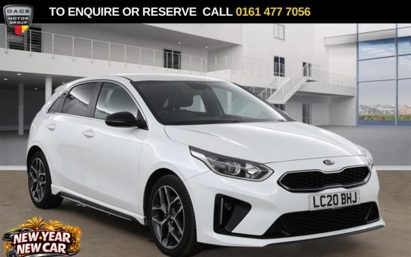 Used 2020 WHITE KIA CEED Hatchback 1.6 CRDi GT-Line Hatchback 5dr Diesel DCT Euro 6 (s/s) (134 bhp) (reg. 2020-05-14) for sale in Stockport
