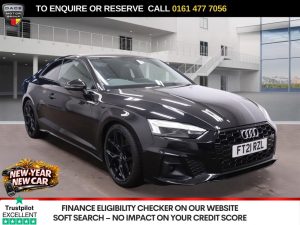 Used 2021 BLACK AUDI A5 Coupe 2.0 TFSI 35 Edition 1 Coupe 2dr Petrol S Tronic Euro 6 (s/s) (150 ps) (reg. 2021-07-02) for sale in Stockport
