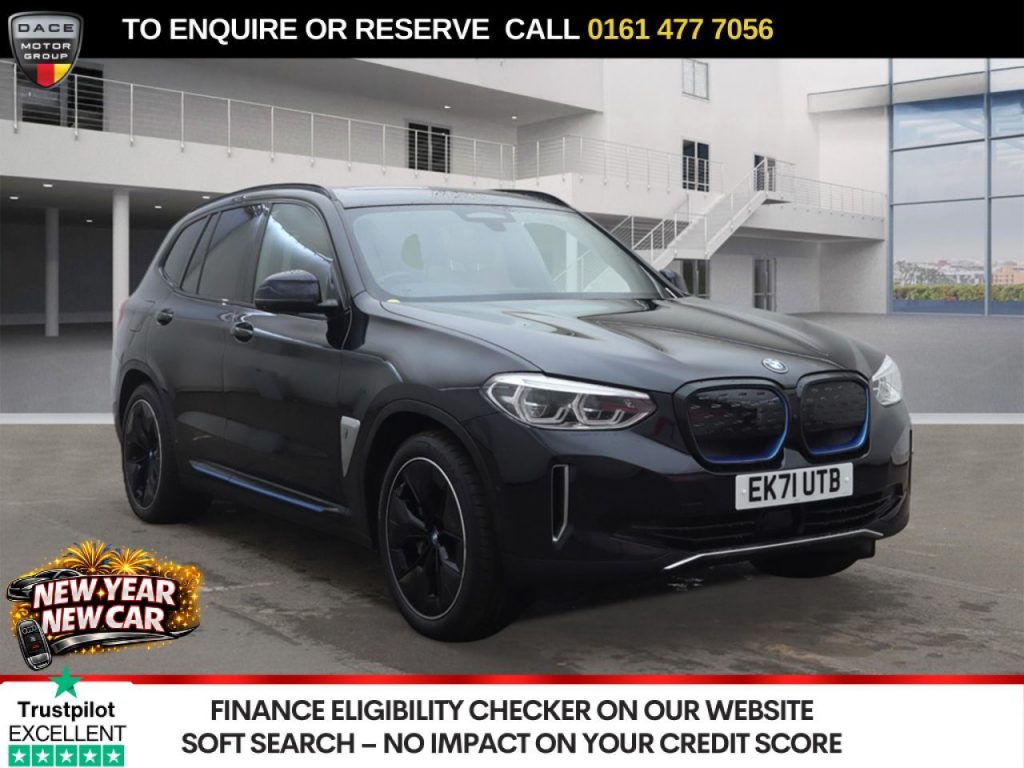 Used 2021 BLACK BMW IX3 SUV 80kWh Premier Edition Pro SUV 5dr Electric Auto (286 ps) (reg. 2021-11-18) for sale in Stockport