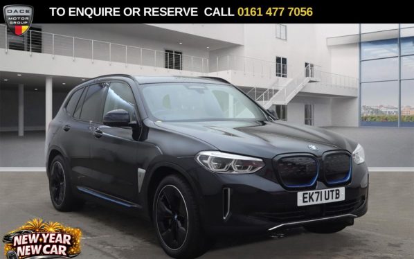 Used 2021 BLACK BMW IX3 SUV 80kWh Premier Edition Pro SUV 5dr Electric Auto (286 ps) (reg. 2021-11-18) for sale in Stockport