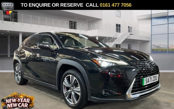 Used 2021 BLACK LEXUS UX SUV 300e 54.3kWh SUV 5dr Electric Auto (204 ps) (reg. 2021-11-30) for sale in Stockport