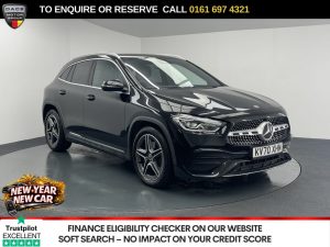 Used 2021 BLACK MERCEDES-BENZ GLA SUV 2.0 GLA200d AMG Line (Executive) SUV 5dr Diesel 8G-DCT Euro 6 (s/s) (150 ps) (reg. 2021-02-16) for sale in Manchester
