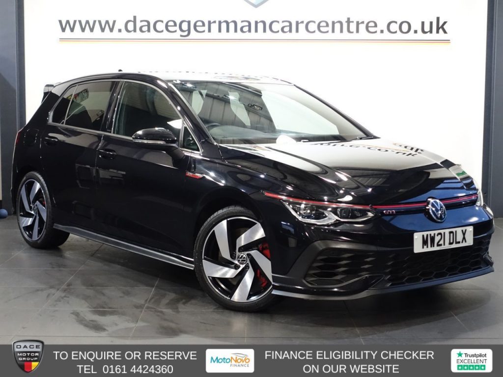 Used 2021 BLACK VOLKSWAGEN GOLF Hatchback 2.0 TSI GTI Clubsport Hatchback 5dr Petrol DSG Euro 6 (s/s) (300 ps) (reg. 2021-06-07) for sale in Altrincham