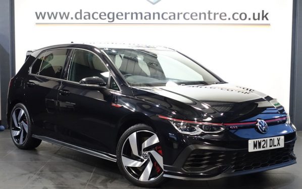 Used 2021 BLACK VOLKSWAGEN GOLF Hatchback 2.0 TSI GTI Clubsport Hatchback 5dr Petrol DSG Euro 6 (s/s) (300 ps) (reg. 2021-06-07) for sale in Altrincham