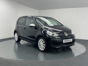 Used 2021 BLACK VOLKSWAGEN UP! Hatchback 1.0 White Edition Hatchback 5dr Petrol Manual Euro 6 (s/s) (65 ps) (reg. 2021-06-18) for sale in Manchester