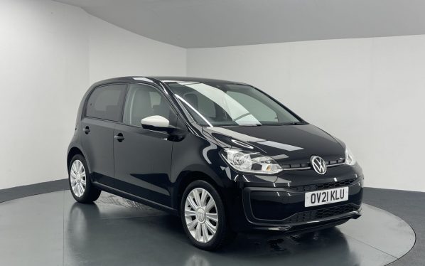 Used 2021 BLACK VOLKSWAGEN UP! Hatchback 1.0 White Edition Hatchback 5dr Petrol Manual Euro 6 (s/s) (65 ps) (reg. 2021-06-18) for sale in Manchester