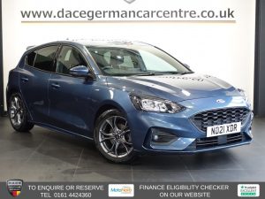 Used 2021 BLUE FORD FOCUS Hatchback 1.5 EcoBlue ST-Line Hatchback 5dr Diesel Manual Euro 6 (s/s) (120 ps) (reg. 2021-04-09) for sale in Altrincham