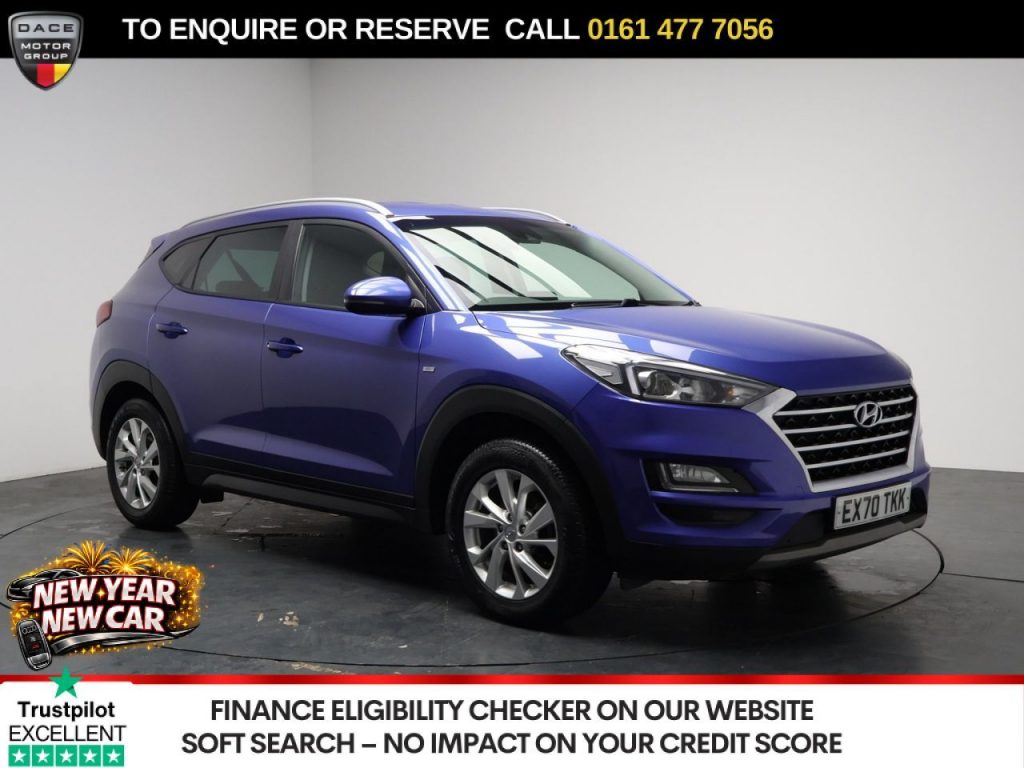 Used 2021 BLUE HYUNDAI TUCSON SUV 1.6 CRDi MHEV SE Nav SUV 5dr Diesel Hybrid Manual Euro 6 (s/s) (115 ps) (reg. 2021-01-27) for sale in Stockport