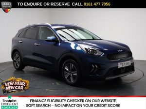 Used 2021 BLUE KIA NIRO SUV 1.6 GDi Connect SUV 5dr Petrol Hybrid DCT Euro 6 (s/s) (139 bhp) (reg. 2021-09-30) for sale in Stockport