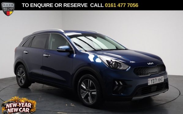 Used 2021 BLUE KIA NIRO SUV 1.6 GDi Connect SUV 5dr Petrol Hybrid DCT Euro 6 (s/s) (139 bhp) (reg. 2021-09-30) for sale in Stockport