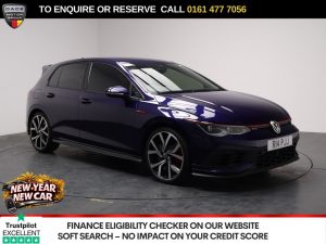 Used 2021 BLUE VOLKSWAGEN GOLF Hatchback 2.0 TSI GTI Clubsport Hatchback 5dr Petrol DSG Euro 6 (s/s) (300 ps) (reg. 2021-02-19) for sale in Stockport