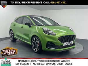 Used 2021 GREEN FORD PUMA SUV 1.5T EcoBoost ST SUV 5dr Petrol Manual Euro 6 (s/s) (200 ps) (reg. 2021-06-30) for sale in Manchester