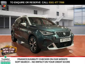 Used 2021 GREEN SEAT ARONA SUV 1.0 TSI XPERIENCE Lux SUV 5dr Petrol DSG Euro 6 (s/s) (110 ps) (reg. 2021-12-02) for sale in Stockport