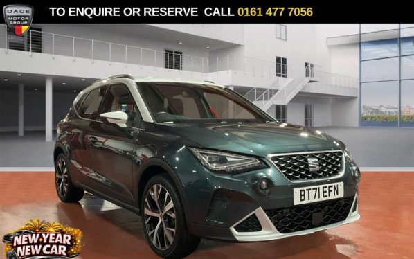 Used 2021 GREEN SEAT ARONA SUV 1.0 TSI XPERIENCE Lux SUV 5dr Petrol DSG Euro 6 (s/s) (110 ps) (reg. 2021-12-02) for sale in Stockport