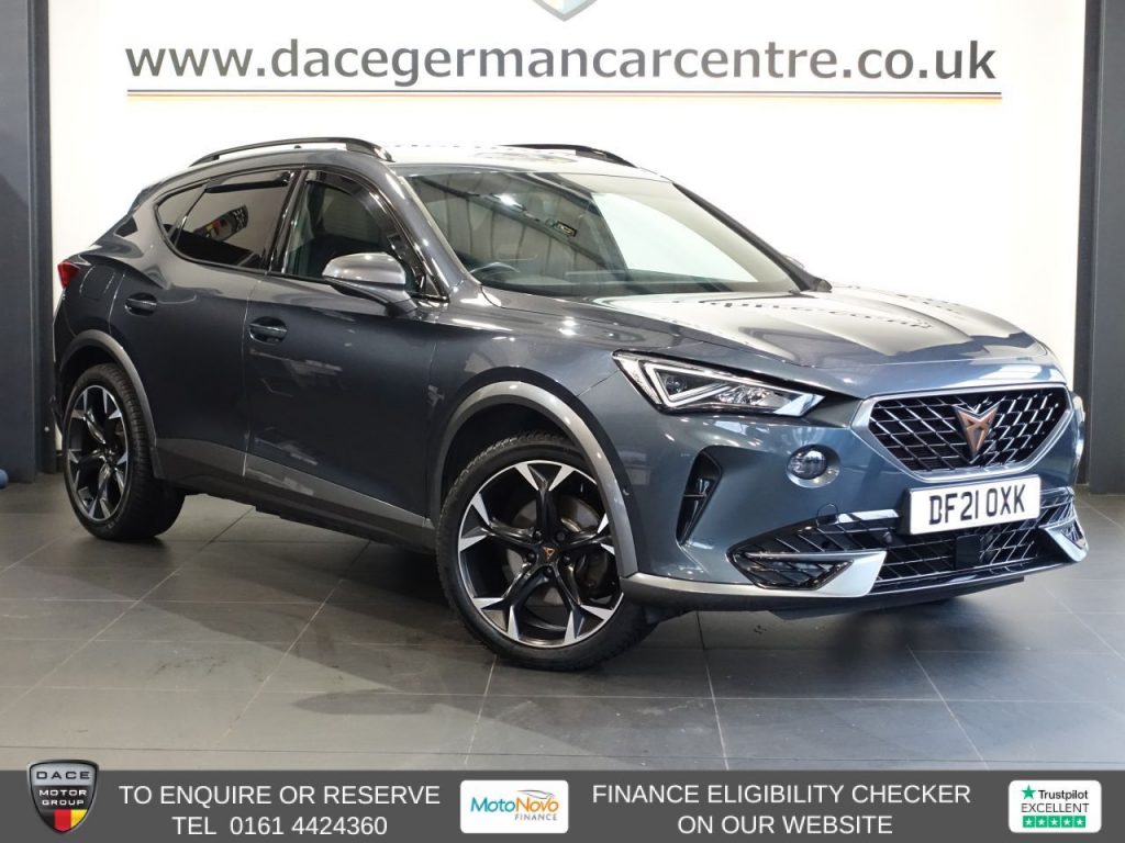 Used 2021 GREY CUPRA FORMENTOR SUV 1.4 eHybrid 12.8kWh V2 SUV 5dr Petrol Plug-in Hybrid DSG Euro 6 (s/s) (204 ps) (reg. 2021-06-09) for sale in Altrincham