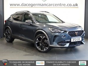 Used 2021 GREY CUPRA FORMENTOR SUV 1.4 eHybrid 12.8kWh V2 SUV 5dr Petrol Plug-in Hybrid DSG Euro 6 (s/s) (204 ps) (reg. 2021-06-09) for sale in Altrincham