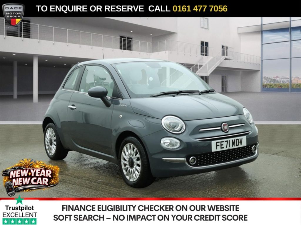 Used 2021 GREY FIAT 500 Hatchback 1.0 MHEV Dolcevita Hatchback 3dr Petrol Manual Euro 6 (s/s) (70 bhp) (reg. 2021-11-30) for sale in Stockport