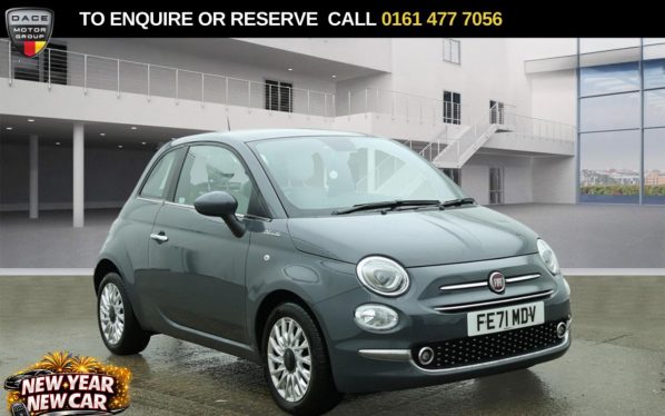 Used 2021 GREY FIAT 500 Hatchback 1.0 MHEV Dolcevita Hatchback 3dr Petrol Manual Euro 6 (s/s) (70 bhp) (reg. 2021-11-30) for sale in Stockport