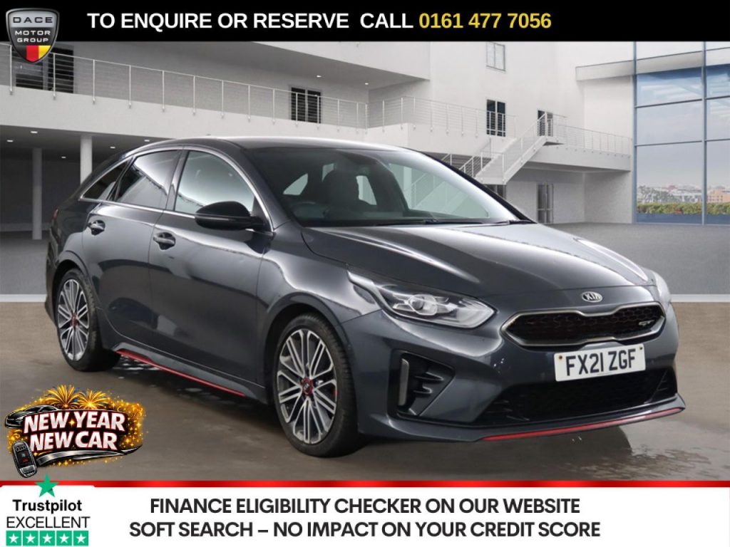 Used 2021 GREY KIA PROCEED Estate 1.6 T-GDi GT Shooting Brake 5dr Petrol DCT Euro 6 (s/s) (201 bhp) (reg. 2021-06-25) for sale in Stockport