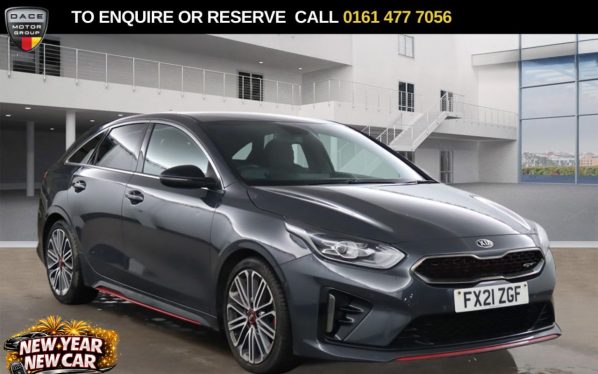 Used 2021 GREY KIA PROCEED Estate 1.6 T-GDi GT Shooting Brake 5dr Petrol DCT Euro 6 (s/s) (201 bhp) (reg. 2021-06-25) for sale in Stockport