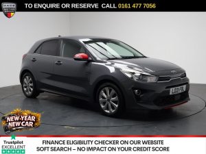Used 2021 GREY KIA RIO Hatchback 1.0 T-GDi MHEV 3 Hatchback 5dr Petrol Hybrid Manual Euro 6 (s/s) (118 bhp) (reg. 2021-03-20) for sale in Stockport