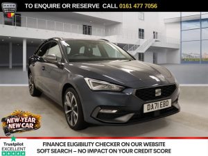 Used 2021 GREY SEAT LEON Estate 1.4 eHybrid 12.8kWh FR Sport Estate 5dr Petrol Plug-in Hybrid DSG Euro 6 (s/s) (204 ps) (reg. 2021-12-09) for sale in Stockport