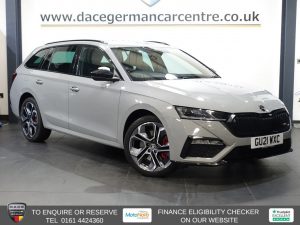 Used 2021 GREY SKODA OCTAVIA Estate 1.4 TSI iV 13kWh vRS Estate 5dr Petrol Plug-in Hybrid DSG Euro 6 (s/s) (245 ps) (reg. 2021-06-25) for sale in Altrincham