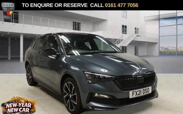 Used 2021 GREY SKODA SCALA Hatchback 1.5 TSI Monte Carlo Hatchback 5dr Petrol DSG Euro 6 (s/s) (150 ps) (reg. 2021-07-01) for sale in Stockport