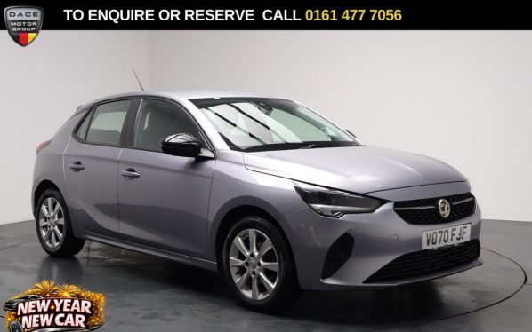 Used 2021 GREY VAUXHALL CORSA Hatchback 1.2 SE Hatchback 5dr Petrol Manual Euro 6 (75 ps) (reg. 2021-01-31) for sale in Stockport