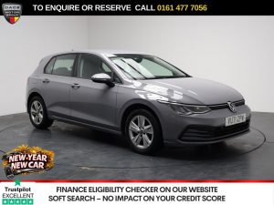 Used 2021 GREY VOLKSWAGEN GOLF Hatchback 1.5 TSI Life Hatchback 5dr Petrol Manual Euro 6 (s/s) (130 ps) (reg. 2021-10-01) for sale in Stockport
