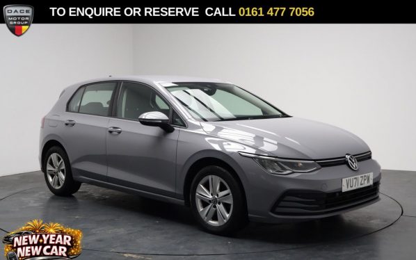 Used 2021 GREY VOLKSWAGEN GOLF Hatchback 1.5 TSI Life Hatchback 5dr Petrol Manual Euro 6 (s/s) (130 ps) (reg. 2021-10-01) for sale in Stockport
