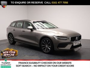 Used 2021 GREY VOLVO V60 Estate 2.0 B3 MHEV Momentum Estate 5dr Petrol Hybrid DCT Auto Euro 6 (s/s) (163 ps) (reg. 2021-11-22) for sale in Stockport