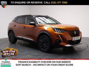 Used 2021 ORANGE PEUGEOT E-2008 SUV 50kWh GT Premium SUV 5dr Electric Auto (136 ps) (reg. 2021-09-20) for sale in Stockport