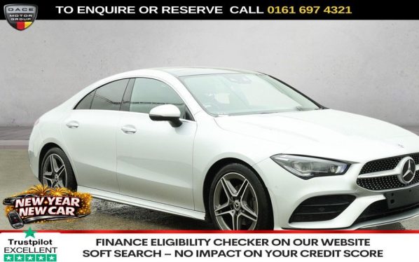Used 2021 SILVER MERCEDES-BENZ CLA Saloon 1.3 CLA180 AMG Line (Premium Plus 2) Coupe 4dr Petrol 7G-DCT Euro 6 (s/s) (136 ps) (reg. 2021-03-19) for sale in Manchester