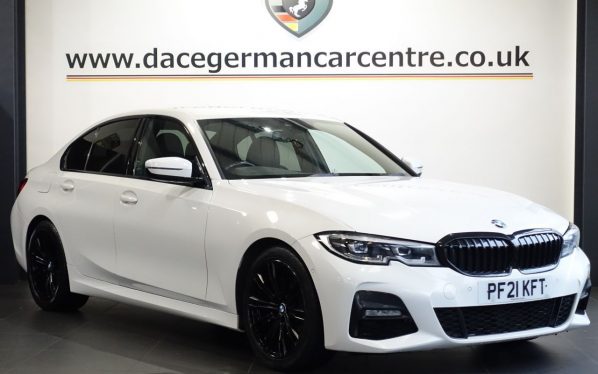 Used 2021 WHITE BMW 3 SERIES Saloon 2.0 320i M Sport Saloon 4dr Petrol Auto Euro 6 (s/s) (184 ps) (reg. 2021-03-12) for sale in Altrincham