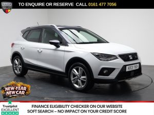 Used 2021 WHITE SEAT ARONA SUV 1.0 TSI FR SUV 5dr Petrol Manual Euro 6 (s/s) (110 ps) (reg. 2021-05-24) for sale in Stockport