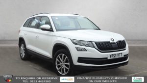 Used 2021 WHITE SKODA KODIAQ SUV 2.0 TDI SE SUV 5dr Diesel DSG 4WD Euro 6 (s/s) (5 Seat) (150 ps) (reg. 2021-05-14) for sale in Altrincham