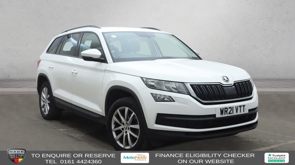Used 2021 WHITE SKODA KODIAQ SUV 2.0 TDI SE SUV 5dr Diesel DSG 4WD Euro 6 (s/s) (5 Seat) (150 ps) (reg. 2021-05-14) for sale in Altrincham