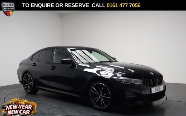 Used 2022 BLACK BMW 3 SERIES Saloon 2.0 320i M Sport Saloon 4dr Petrol Auto Euro 6 (s/s) (184 ps) (reg. 2022-03-16) for sale in Stockport