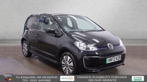 Used 2022 BLACK VOLKSWAGEN e-up! Hatchback 36.8kWh e-up! Hatchback 5dr Electric Auto (82 ps) (reg. 2022-12-30) for sale in Altrincham