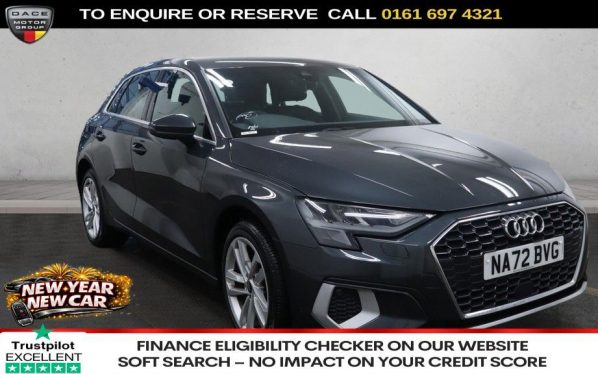 Used 2022 GREY AUDI A3 Hatchback 1.4 TFSIe 40 Sport Sportback 5dr Petrol Plug-in Hybrid S Tronic Euro 6 (s/s) 13kWh (204 ps) (reg. 2022-11-14) for sale in Manchester