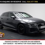 Used 2022 GREY AUDI A3 Hatchback 1.5 TFSI 35 S line Sportback 5dr Petrol Manual Euro 6 (s/s) (150 ps) (reg. 2022-06-29) for sale in Stockport