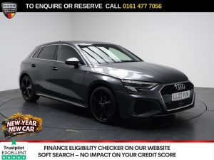 Used 2022 GREY AUDI A3 Hatchback 1.5 TFSI 35 S line Sportback 5dr Petrol Manual Euro 6 (s/s) (150 ps) (reg. 2022-06-29) for sale in Stockport