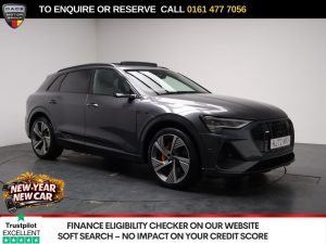 Used 2022 GREY AUDI E-TRON SUV 55 Vorsprung SUV 5dr Electric Auto quattro 95kWh (11kW Charger) (408 ps) (reg. 2022-09-05) for sale in Stockport