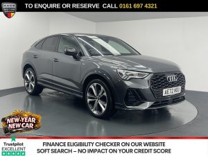Used 2022 GREY AUDI Q3 SUV 1.5 TFSI CoD 35 Black Edition Sportback 5dr Petrol S Tronic Euro 6 (s/s) (150 ps) (reg. 2022-11-16) for sale in Manchester