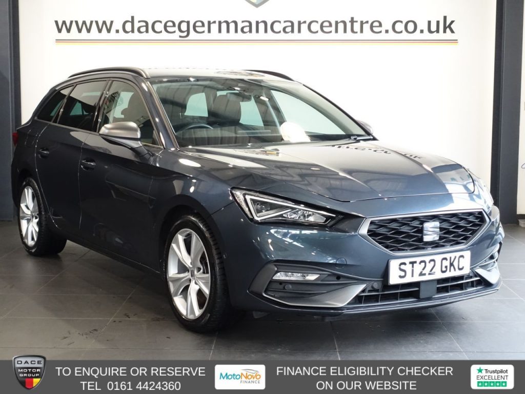 Used 2022 GREY SEAT LEON Estate 1.5 TSI EVO FR Estate 5dr Petrol Manual Euro 6 (s/s) (130 ps) (reg. 2022-05-24) for sale in Altrincham