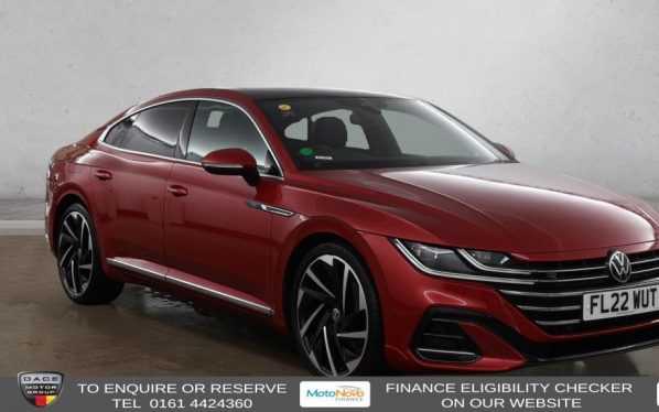 Used 2022 RED VOLKSWAGEN ARTEON Hatchback 2.0 TSI R-Line Fastback 5dr Petrol DSG Euro 6 (s/s) (190 ps) (reg. 2022-03-31) for sale in Altrincham