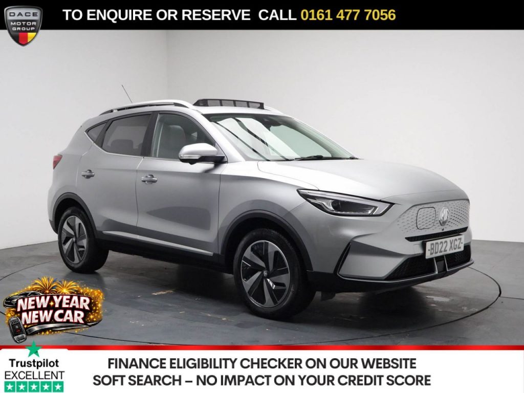 Used 2022 SILVER MG MG ZS SUV 72.6kWh Trophy Long Range SUV 5dr Electric Auto (156 ps) (reg. 2022-06-23) for sale in Stockport